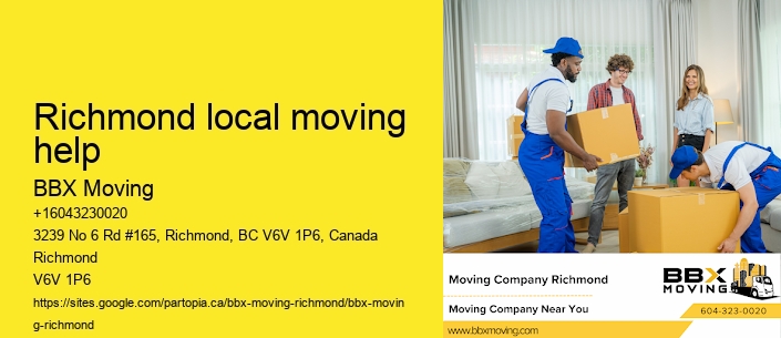 Richmond local moving help