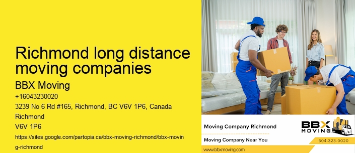Richmond long distance moving companies