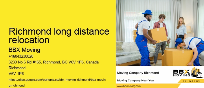 Richmond long distance relocation