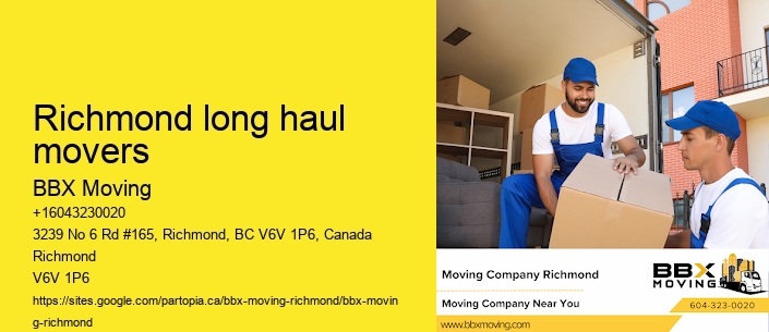Richmond long haul movers
