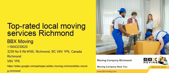 Top-rated local moving services Richmond
