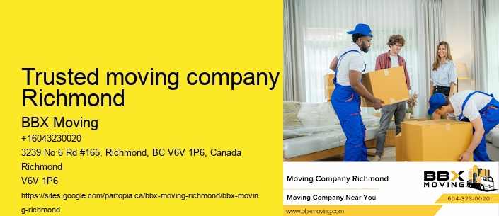 Trusted moving company Richmond