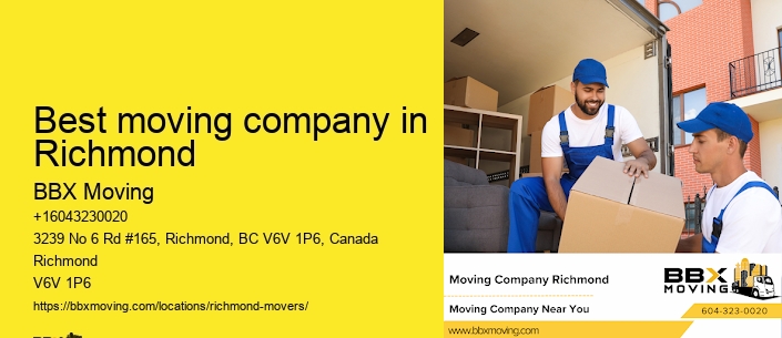 Best moving company in Richmond