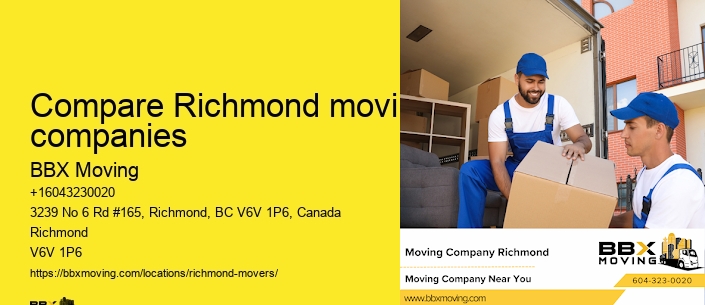 Compare Richmond moving companies