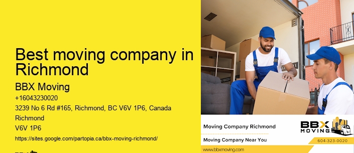 Best moving company in Richmond