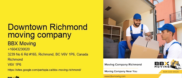 Downtown Richmond moving company