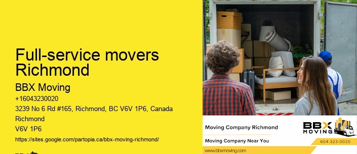 Full-service movers Richmond