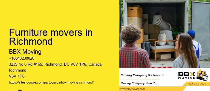 Furniture movers in Richmond