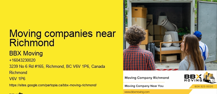 Moving companies near Richmond