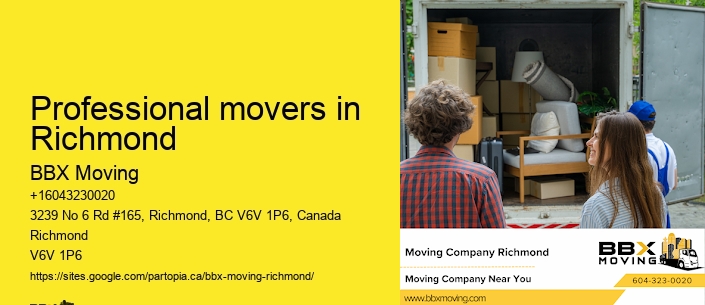 Professional movers in Richmond