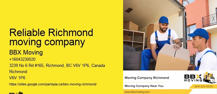 Reliable Richmond moving company