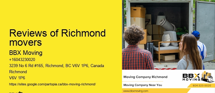 Reviews of Richmond movers