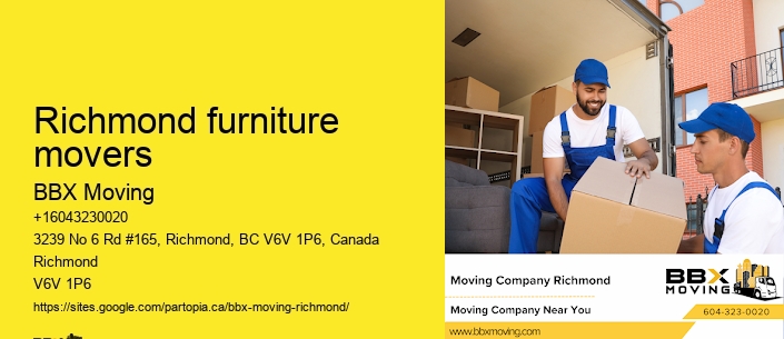 Richmond furniture movers
