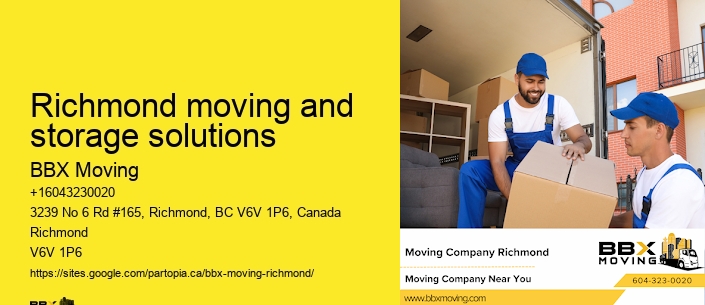 Richmond moving and storage solutions