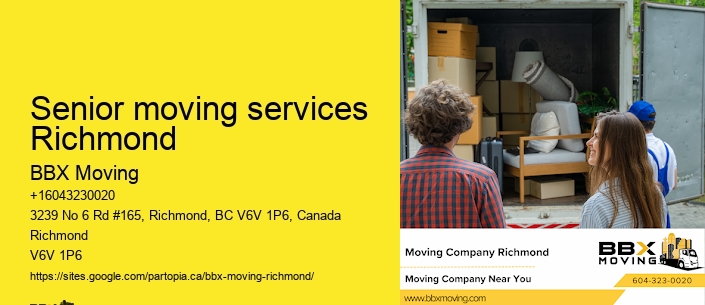 Senior moving services Richmond