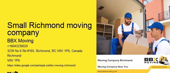 Small Richmond moving company