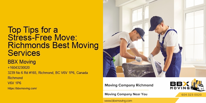 Top Tips for a Stress-Free Move: Richmonds Best Moving Services