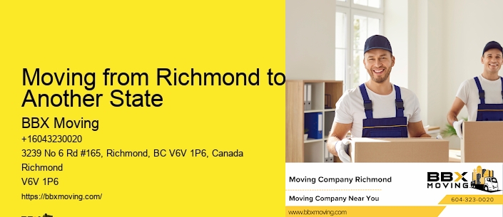 Moving from Richmond to Another State