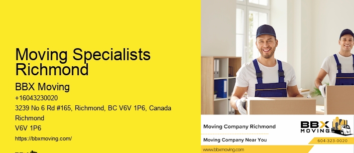 Moving Specialists Richmond