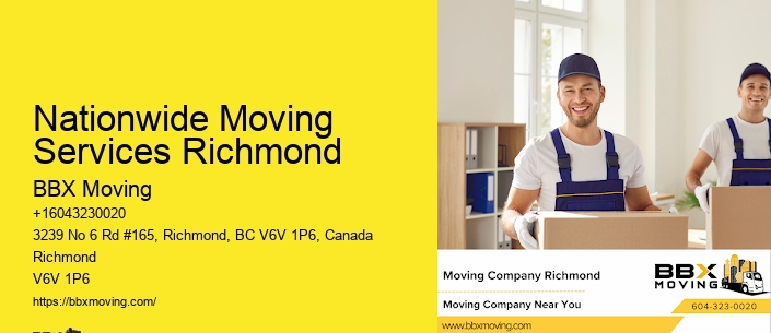 Nationwide Moving Services Richmond