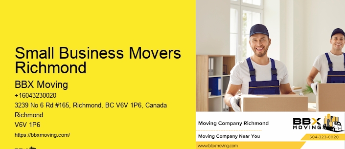 Small Business Movers Richmond