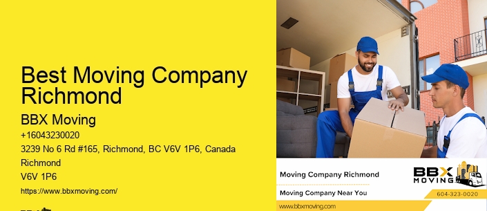 Best Moving Company Richmond
