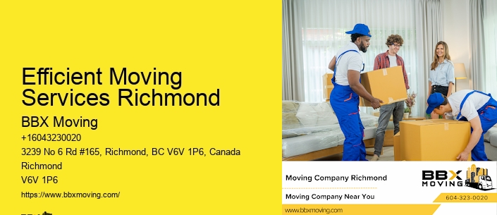 Efficient Moving Services Richmond