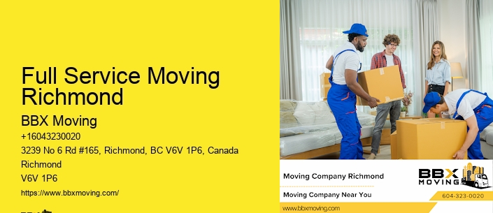 Full Service Moving Richmond