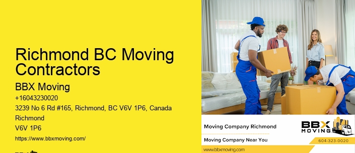 Richmond BC Moving Contractors