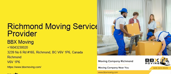 Richmond Moving Service Provider