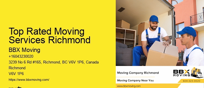 Top Rated Moving Services Richmond