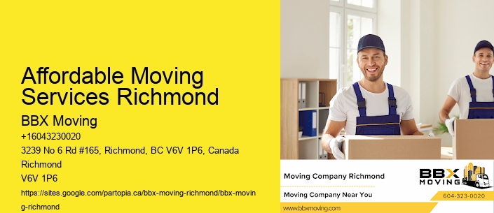 Affordable Moving Services Richmond