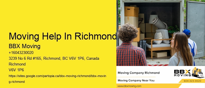 Moving Help In Richmond