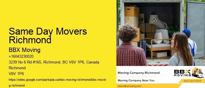 Same Day Movers Richmond