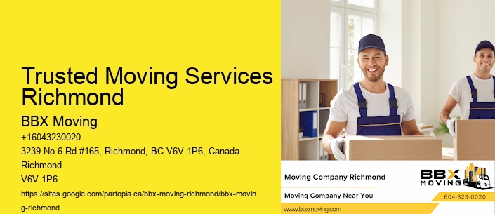 Trusted Moving Services Richmond