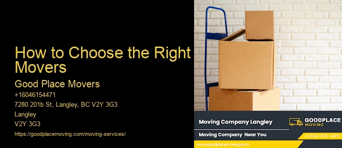 How to Choose the Right Movers