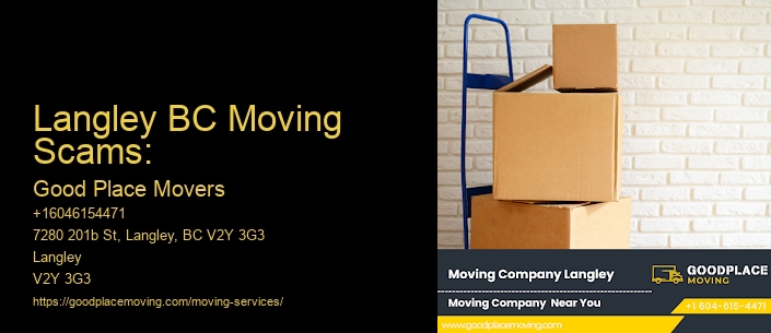 Langley BC Moving Scams: