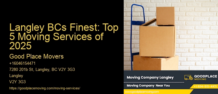 Langley BCs Finest: Top 5 Moving Services of 2025