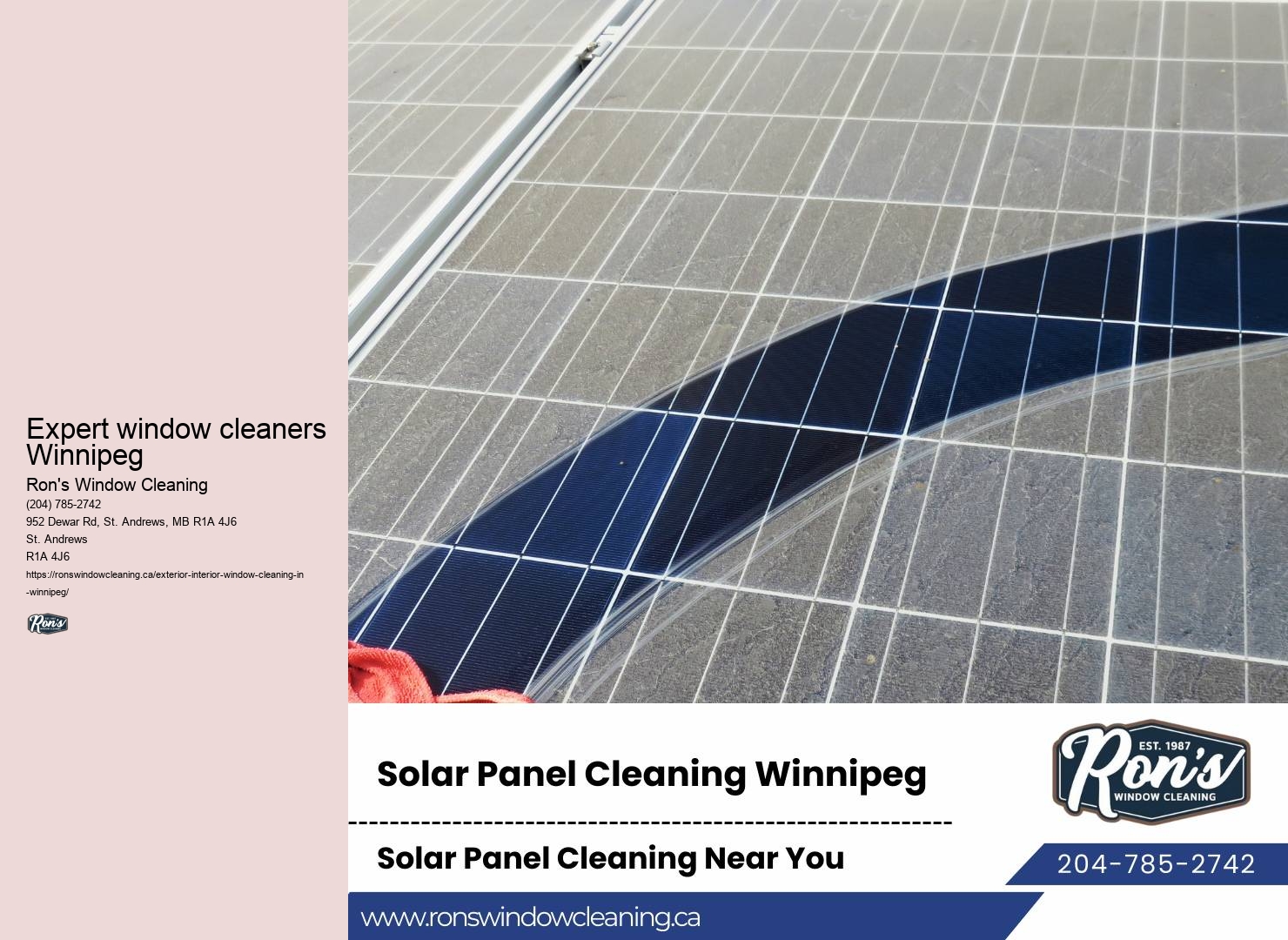 Local window cleaning service Winnipeg