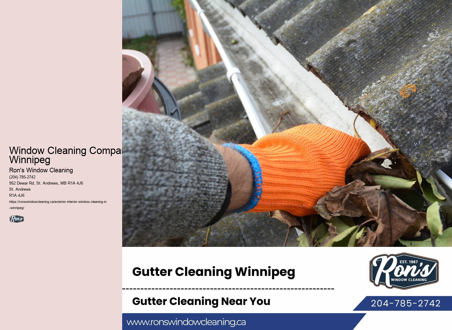 Residential window washing quote Winnipeg