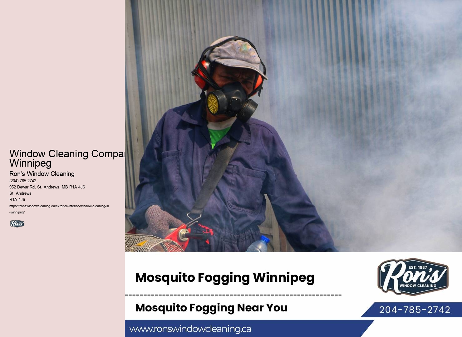Window cleaning service packages Winnipeg