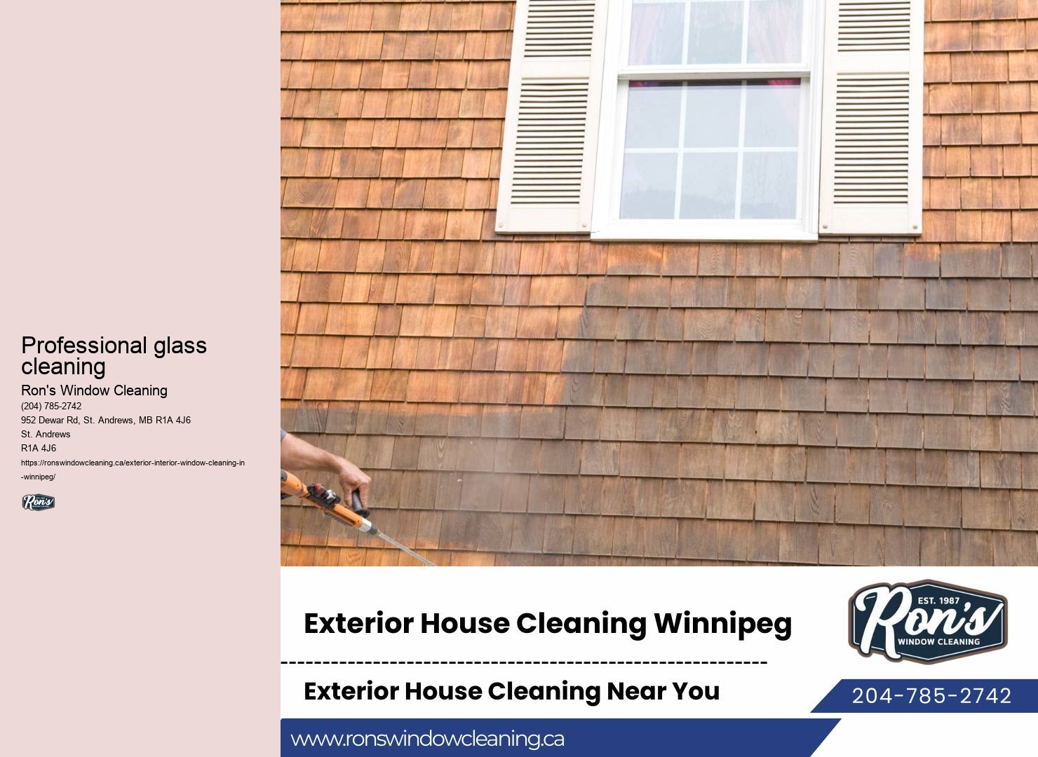 Best window cleaning company in Winnipeg