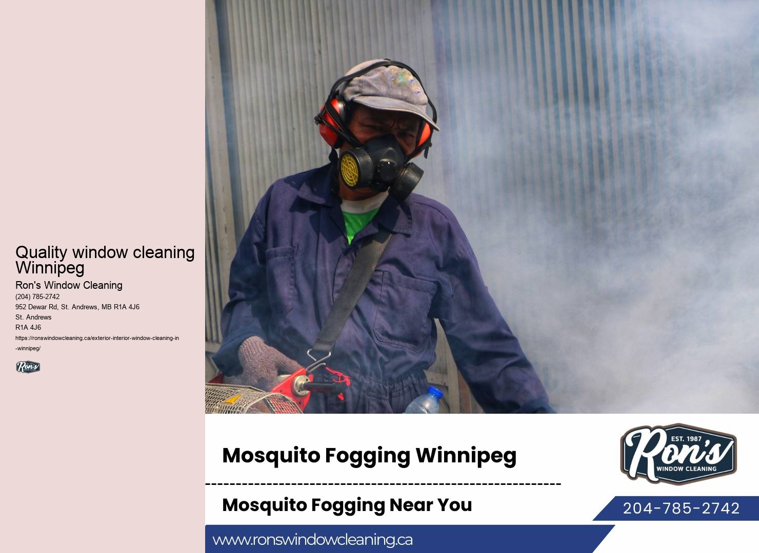 Commercial window cleaning services Winnipeg