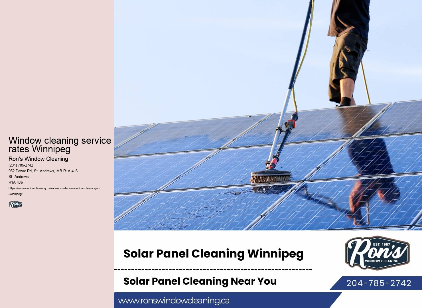 Museum window cleaning services Winnipeg