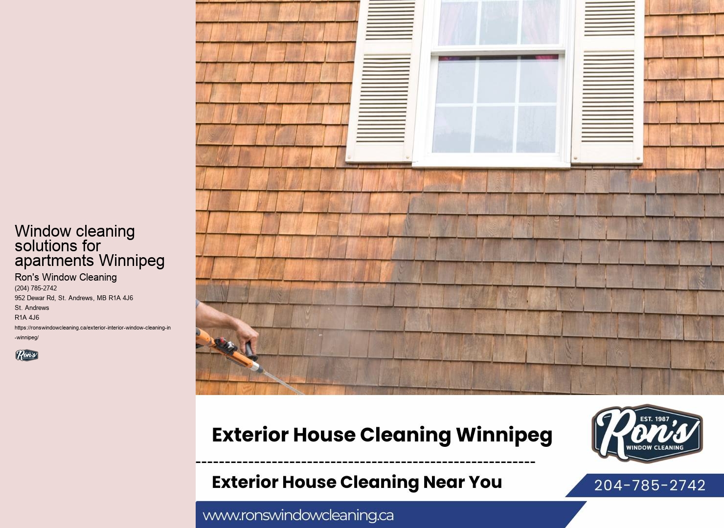 Window cleaning business Winnipeg
