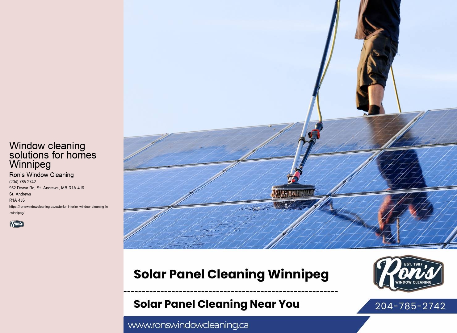 Professional glass cleaning for homes