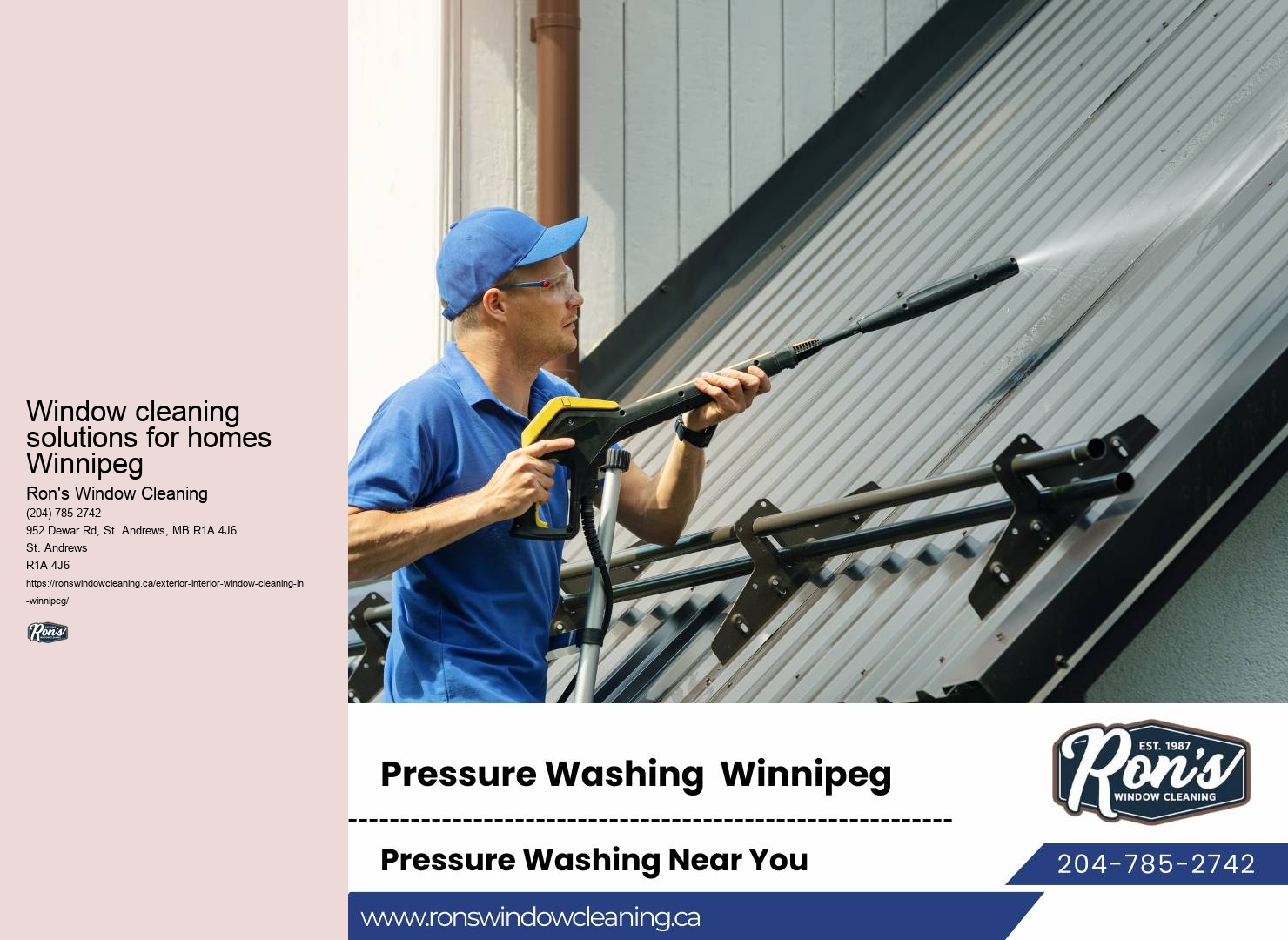 Gutter cleaning estimate Winnipeg