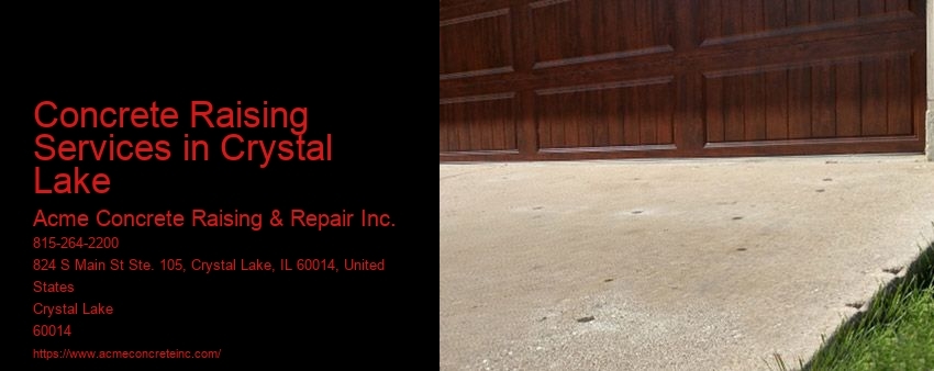 Concrete Raising Services in Crystal Lake