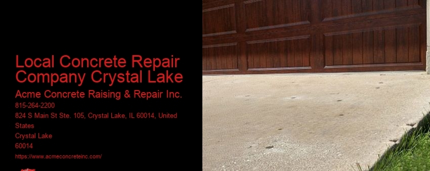 Local Concrete Repair Company Crystal Lake