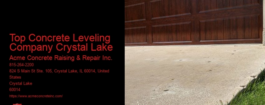 Top Concrete Leveling Company Crystal Lake